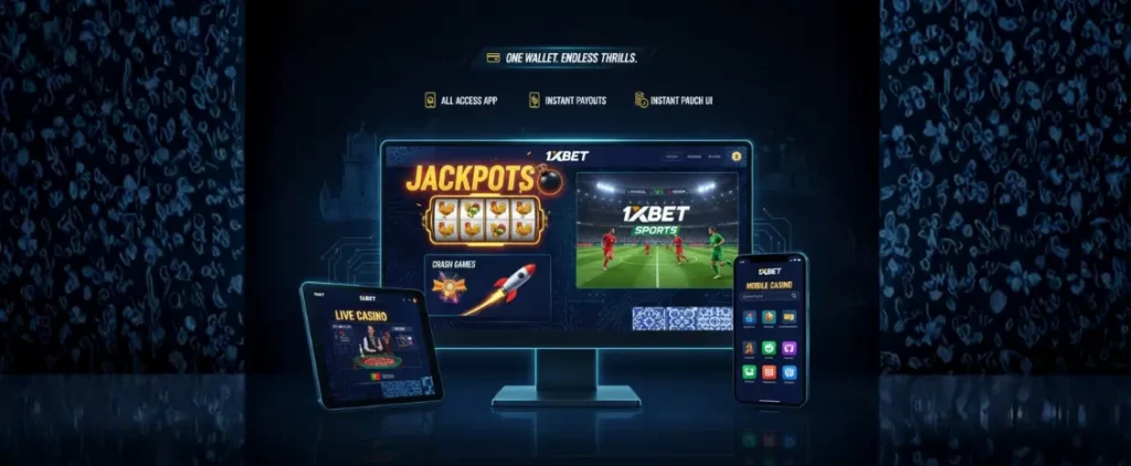 Visão geral da plataforma de cassino 1xBet