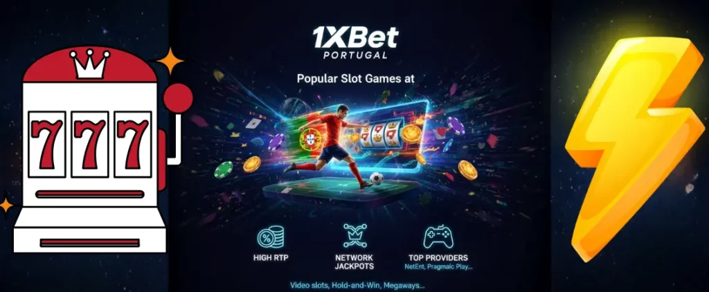 Jogos de slots populares na 1xBet Portugal